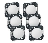 Legrand - Lot de 6 va-et-vient à compositor 10A Dooxie - Blanco