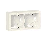 Legrand - Marco de superficie Dooxie de 2 postes - Blanco