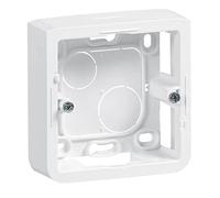 Legrand Mosaic LEG90590 - Cuadro para 2 módulos con soporte (30 mm de profundidad)