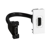 Legrand mosaic - Toma hdmi mosaic bipolar cable 1m, Blanco