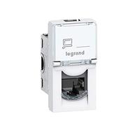 Legrand mosaic - Toma rj45 categoria 6 ftp 1 módulo blanco