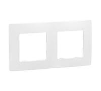 Legrand Placa Niloé 665002 – 2 elementos – Blanco