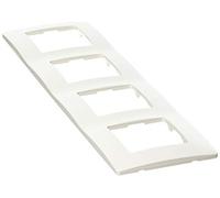 Legrand Placa Niloé 665004 4 elementos Blanco