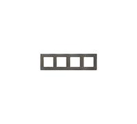 Legrand niloe - Placa niloe 4 elementos gris