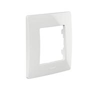 Legrand NILOE - Marco simple para 1 interruptor, pulsador o enchufe, Blanco