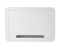 Legrand OnQ - Caja multimedia de 9 pulgadas, gestión de cables de pared para organizar dispositivos del sistema, panel de red doméstica de doble propósito en recinto de pared para almacenamiento de