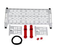 Legrand - OnQ AC1050-EMK Kit combinado de placa de montaje de 5 pulgadas, blanco/rojo