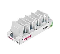 Legrand 396431 Pack 5 Interruptores conmutador 10A de la gama Niloé monoblock, mecanismo completo, color blanco