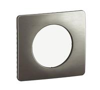 LEGRAND - Placa Céliane - Placa de acabado para enchufes e interruptores Céliane - 1 poste - Acero satinado
