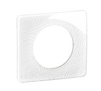 LEGRAND - Placa Céliane - Placa de acabado para enchufes e interruptores Céliane - 1 poste - Blanco relieve