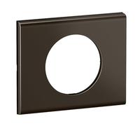 LEGRAND - Placa Céliane - Placa de acabado para enchufes e interruptores Céliane - 1 poste - Níquel oscuro satinado