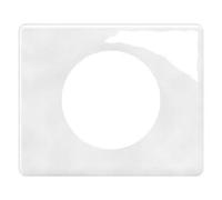 LEGRAND - Placa Céliane - Placa de acabado para enchufes e interruptores Céliane - 1 poste - Porcelana de Limoges