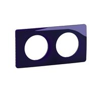 LEGRAND - Placa Céliane - Placa de acabado para enchufes e interruptores Céliane - 2 postes - Azul de horno