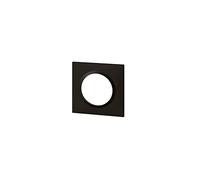 Legrand - Placa de acabado Dooxie de 1 estación acabado negro terciopelo