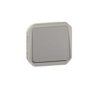LEGRAND, Plexo 069716L New - Interruptor de cruz (10 A, 250 V, IP55 - IK07), color gris