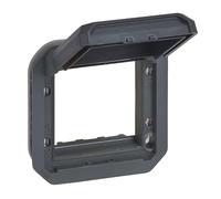 LEGRAND, Plexo 069830L - Adaptador de mosaico con tapa, color antracita