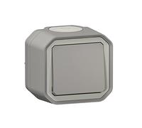 Legrand Plexo 10 A - Interruptor impermeable (10 A), color gris
