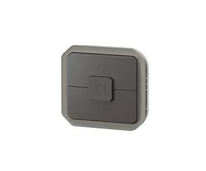 LEGRAND, Plexo New 069898L - Interruptor de persiana con bloqueo eléctrico y mecánico (6 A, 250 V, 500 W), color antracita
