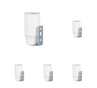 Legrand, Portalamparas, Casquillo E14, Fijación mural, Color Blanco (Paquete de 5)