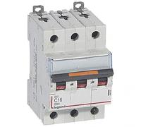 Legrand prot.dx3 indust. - Magnetotérmico dx3 25ka-c 3 polos 16a