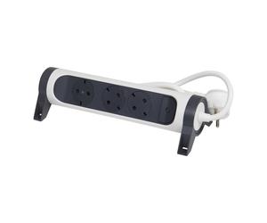 Legrand Regleta Premium Giratoria de 6 Tomas con Cable de 3m (Enchufe Europeo) - 694539 [5 Piezas]