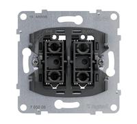 LEGRAND, Seano 764526 - Interruptor de doble cambio, bornes, 2 funciones de iluminación LED rearmables (número de artículo: 764526), 2 funciones de control LED (número de artículo: 764521), 10AX,