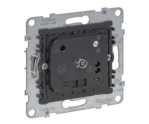 LEGRAND, SEANO 765051 Termostato Electrónico de Espacio Inserto Contacto Intercambiante Corriente de conmutación 8 A cos phi = 1, 2 A cos phi = 0,6 Terminales de Tornillo