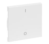 LEGRAND, SEANO 765102 - Interruptor basculante para interruptor de 2 pines con símbolo O/I (apagado/encendido), cubierta de interruptor, placa basculante, color: blanco