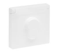 LEGRAND, SEANO 765117 - Cubierta para cámara húmeda IP44 para interruptor de llave con cerradura DIN, cubierta protectora contra salpicaduras, color blanco