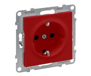 LEGRAND, SEANO 765122 - Toma de corriente con protección de contacto elevada, 16 A, 250 V, color rojo