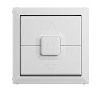 LEGRAND, SEANO 765129 - Interruptor de persiana y pulsador con 3 botones de control de interruptor y placa basculante, color blanco