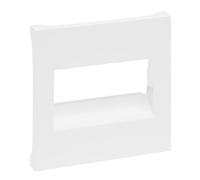 LEGRAND, SEANO 765154 - Cubierta para cajas de datos (RJ45, 1 y 2 compartimentos), color blanco