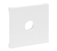 LEGRAND, SEANO 765165 - Cubierta para caja de conexiones de TV tipo F, color blanco