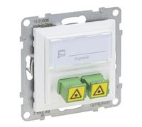 LEGRAND, SEANO 765189 - Enchufe de fibra óptica monomodo SC/APC (2 cables de fibra óptica, adaptador dúplex, color blanco ultrablanco)