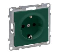 Legrand, SEANO 765222 - Toma de corriente con protección de contacto elevada, 16 A, 250 V, color verde