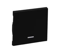 Legrand, SEANO 765307 - Interruptor basculante para interruptor iluminado, pulsador e interruptor de cruz, cubierta de interruptor, placa basculante, color negro lacado