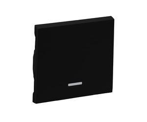 Legrand, SEANO 765307 - Interruptor basculante para interruptor iluminado, pulsador e interruptor de cruz, cubierta de interruptor, placa basculante, color negro lacado