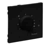 Legrand, SEANO 765351 - Cubierta para termostato electrónico (Lacado), Color Negro