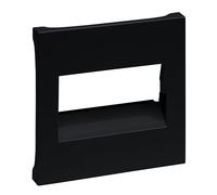 LEGRAND, SEANO 765354 - Cubierta para latas de datos (1 y 2 compartimentos), color negro lacado