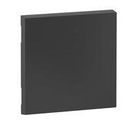 LEGRAND, SEANO 765405 - Interruptor de 2 polos, tapa de interruptor, placa basculante, color antracita lacado