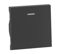 LEGRAND, SEANO 765407 - Interruptor Basculante Conmutador para Interruptor Iluminado, Pulsador e Interruptores Cruzados, Tapa de Interruptor, Placa Basculante, Color Antracita Lacado