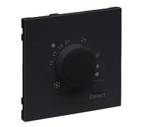 LEGRAND, SEANO 765452 - Cubierta para termostato electrónico de Suelo, Color Antracita Lacado
