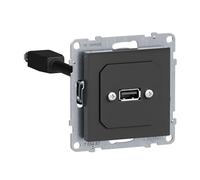 LEGRAND, Seano 765487 - Caja de datos USB 3.0 con cable, cable de 15 cm, color antracita