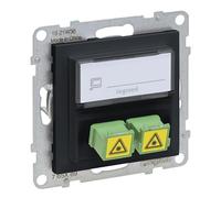 LEGRAND, SEANO 765489 - Enchufe de fibra óptica monomodo SC/APC (2 cables de fibra óptica, adaptador dúplex, color: antracita)