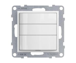 LEGRAND, SEANO 765604 - Detector de Movimiento de 2 Conductores con Tapa, Rango de detección de 180°, accionamiento Manual, 100 W, 5-20 m, Color Blanco