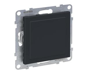 LEGRAND, SEANO 765901 - Tapa ciega para uso de aplicaciones del programa de conmutación Mosaic, adaptador de mosaico, placa de cubierta, panel de interruptor, color antracita lacado, 765901