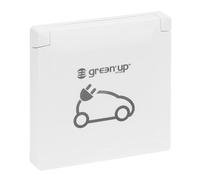 LEGRAND, SEANO Green'Up 765217 - Enchufe completo con protección de contacto, modo 1 y modo 2, para vehículos eléctricos, 16 A, 250 V, color blanco