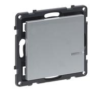 LEGRAND, Seano with Netatmo 765733 - Transmisor de pared con luz (1 interruptor, 1 balancín, estado de batería LED, batería de 3 V (8 años de vida útil), fijación a cualquier superficie, Smart Home,