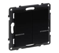 LEGRAND, Seano with Netatmo 765834 - Transmisor de pared (2 velocidades, 2 levas de conmutación, estado de batería LED, batería de 3 V (8 años de vida útil), fijación a cualquier superficie, Smart