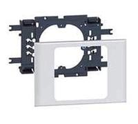 Legrand - Soporte universal aluminio 2 mecanismos